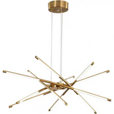 Luxe Gouden Kroonluchter voor een Elegante Touch