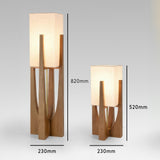 Japanse Walnoot Vloerlamp