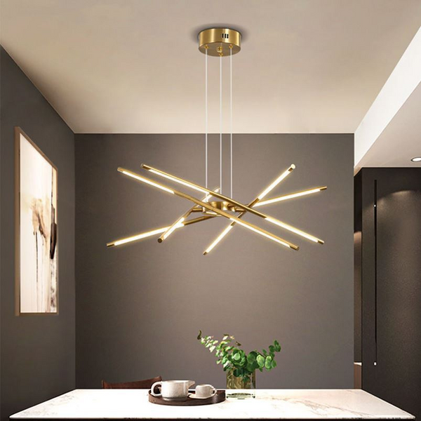 Luxe Gouden Kroonluchter voor een Elegante Touch