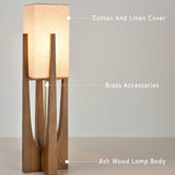 Japanse Walnoot Vloerlamp