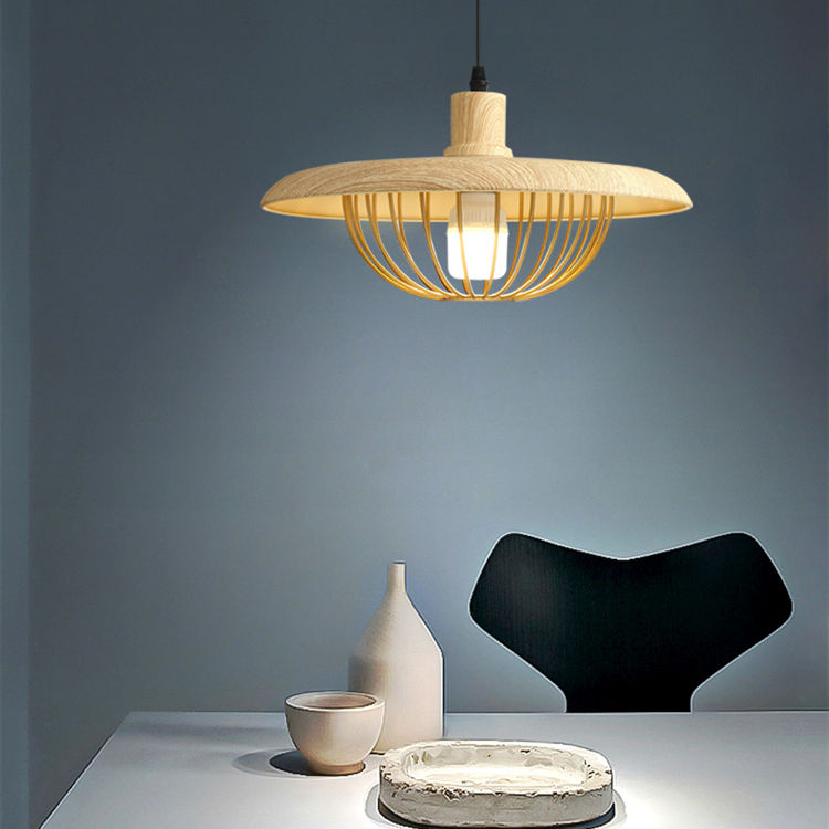 Imitatie houtnerf – Hanglamp met natuurlijke charme
