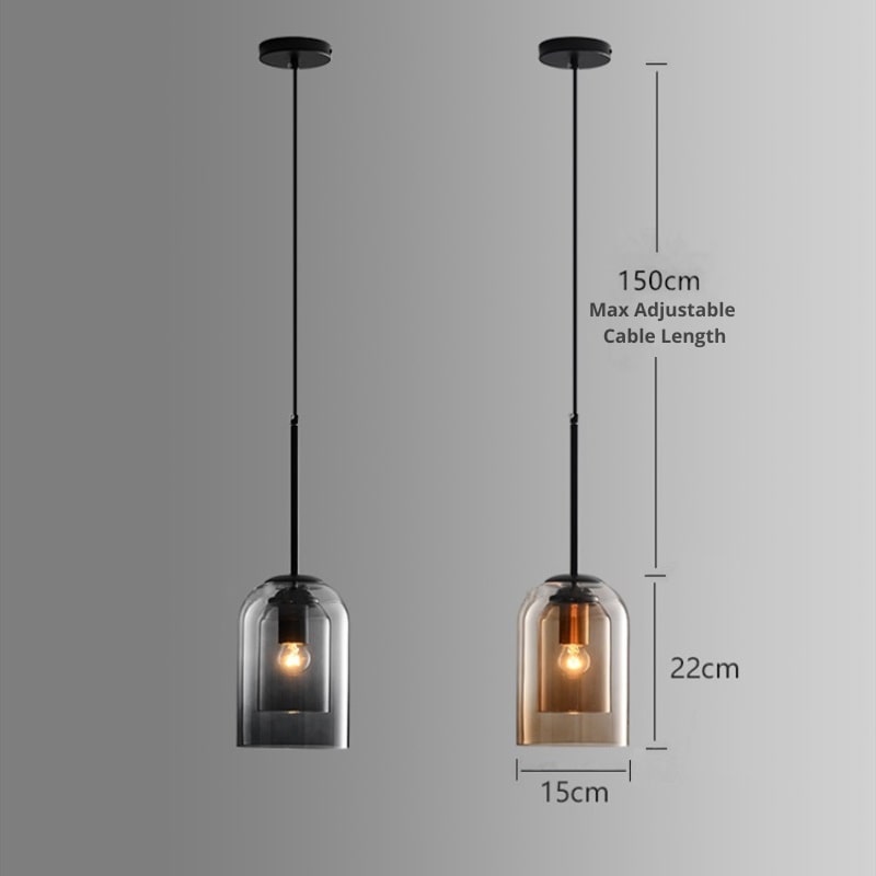 Glazen Aura Hanglamp– Licht met karakter