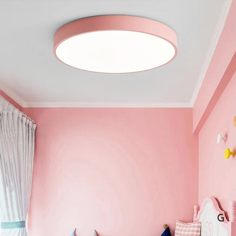 Nordic Wooden Macaron Plafondlamp