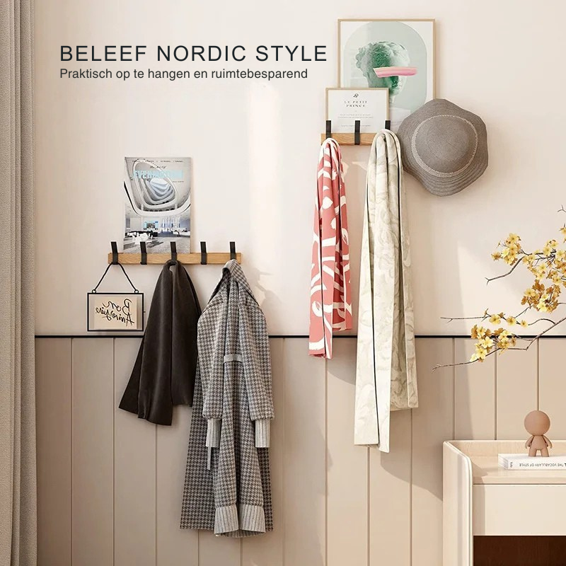Maison Nara – Wandkapstok in Scandinavisch Design