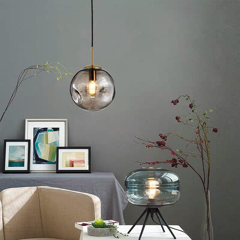 Elegante Moderne Glazen Hanglamp