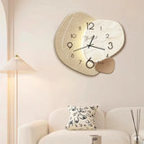 Nara – LuxeTick Decoratieve Wandklok met Stille Quartz Beweging