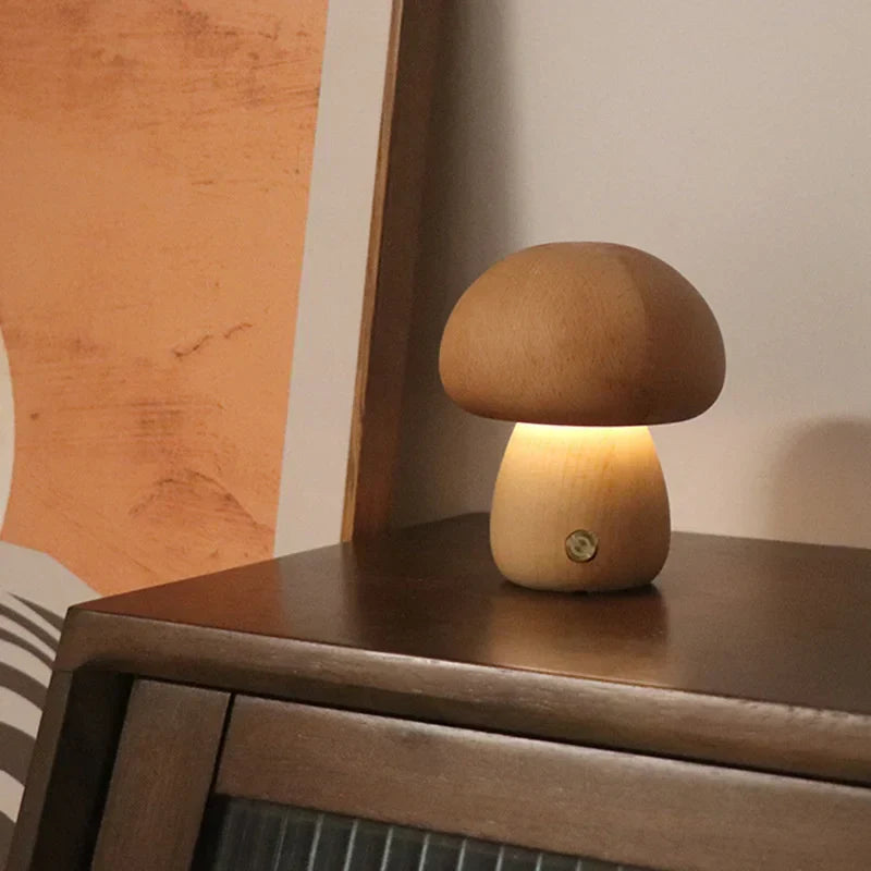 Nara – MushLume Paddenstoel Nachtlamp met Touchbediening