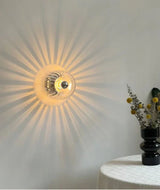 Nordic Bauhaus Wandlamp – Geometrische Rust en Sfeervol Licht