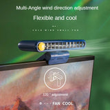 NARA | Turbo Sterke Luchtstroom Scherm Hangende Ventilator - Krachtige Koelventilator voor Thuis, Kantoor & Buiten
