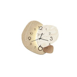 Nara – LuxeTick Decoratieve Wandklok met Stille Quartz Beweging