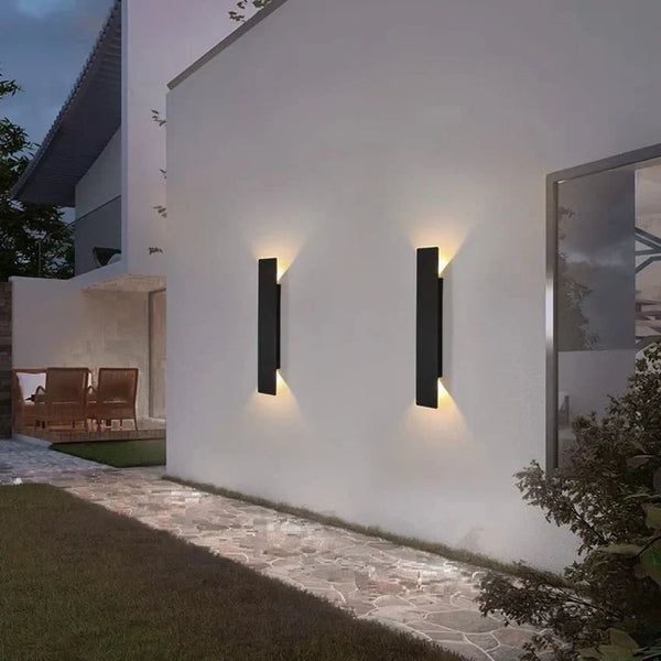 Triglow – Strakke Buitenwandlamp in Aluminium
