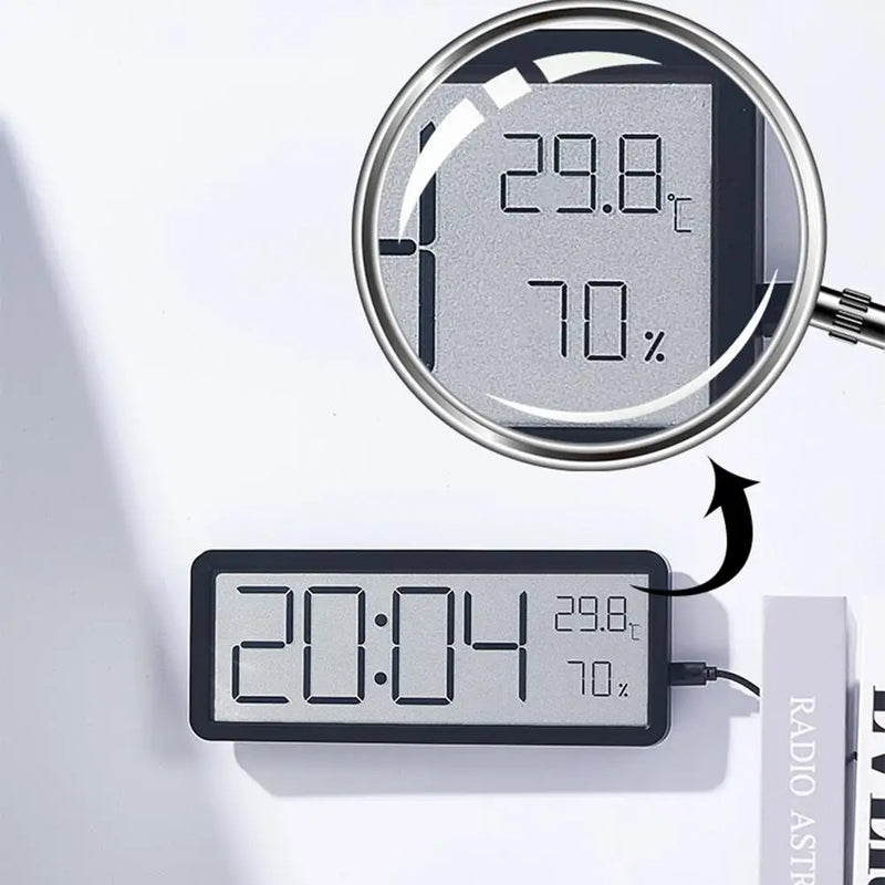 NARA - Digitale Wandklok met LED Display