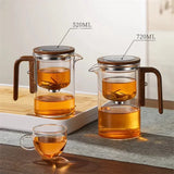 NARA | Elegante glazen theepot met infuser - Creatief ontwerp voor losse thee