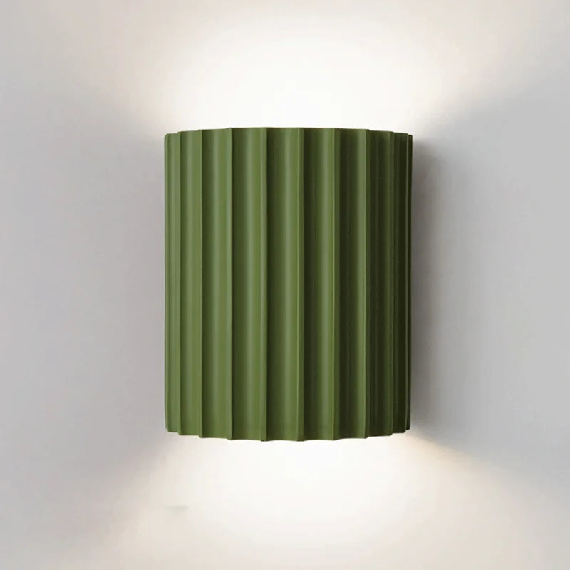 Nara – Minimalistische Wandlamp met Verticale Ribbelstructuur
