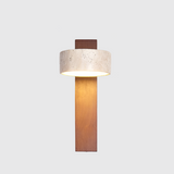 Wabi Sabi Wandlamp – Rust in Steen en Licht