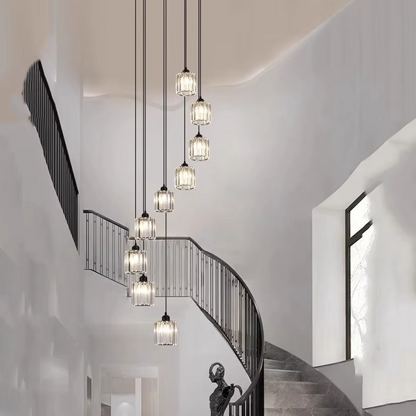 Crystal Vintage – Luxe lichtval voor hoge ruimtes
