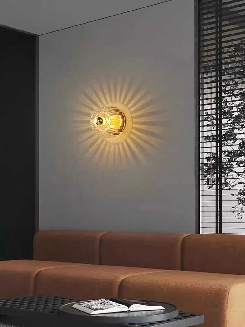 Nordic Bauhaus Wandlamp – Geometrische Rust en Sfeervol Licht