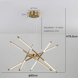 Luxe Gouden Kroonluchter voor een Elegante Touch
