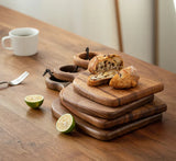 Nara – Luxe Walnoot Snijplanken (2-Pack) voor Koken & Serveren
