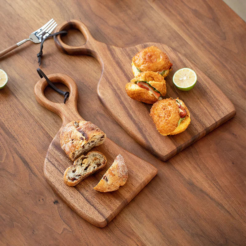 Nara – Luxe Walnoot Snijplanken (2-Pack) voor Koken & Serveren