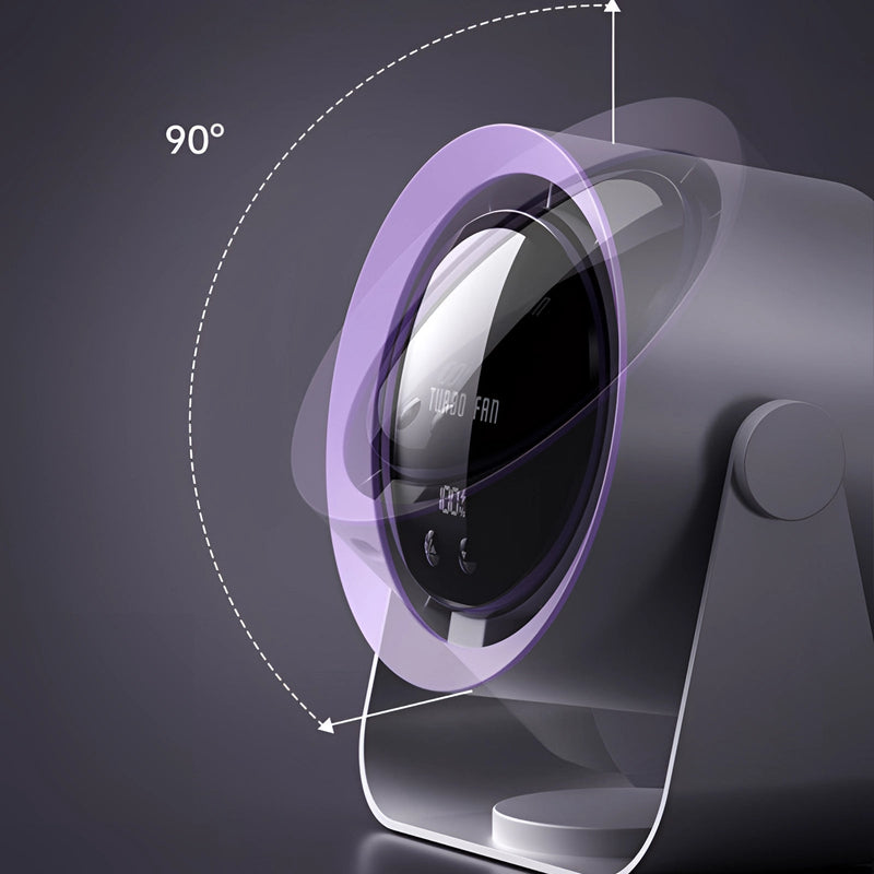 Bladeloze Turbo – Ventilator met LED-display