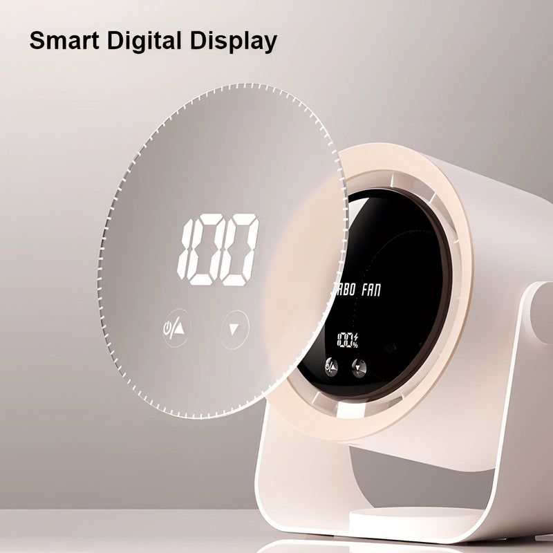 Bladeloze Turbo – Ventilator met LED-display