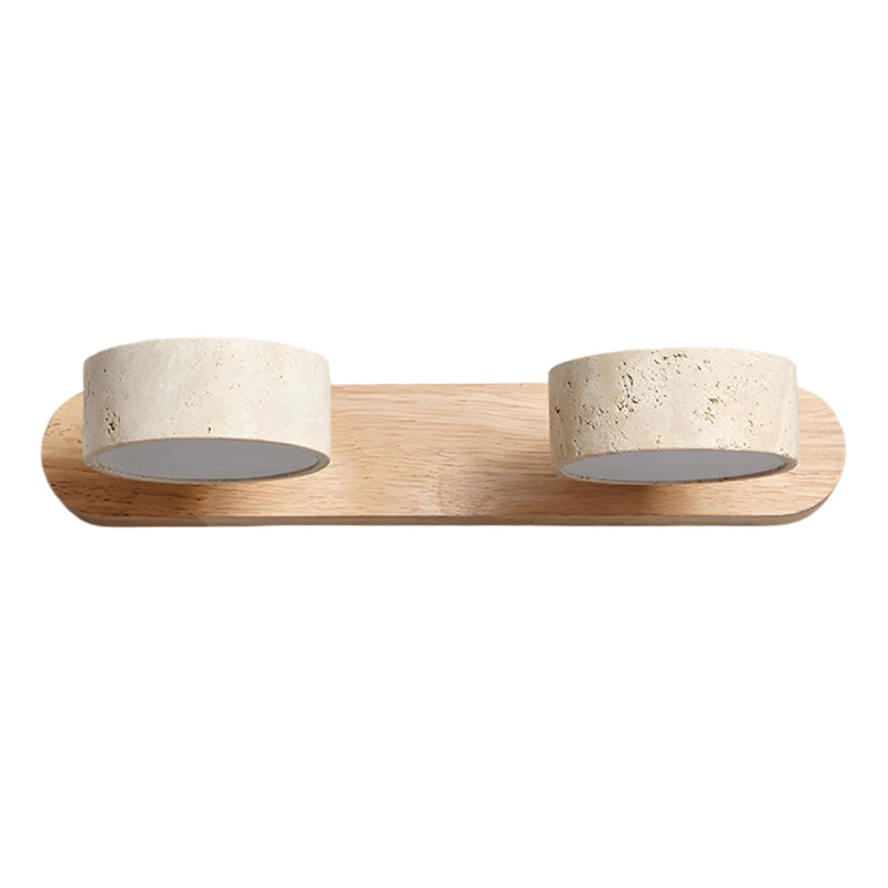 Travertine Duo – Licht in Lijn en Natuur