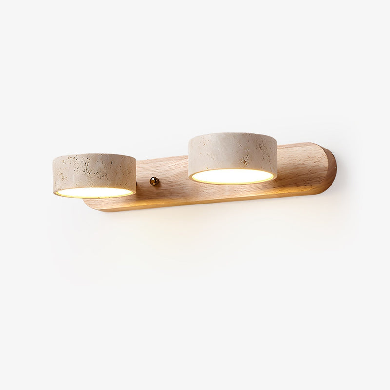 Travertine Duo – Licht in Lijn en Natuur