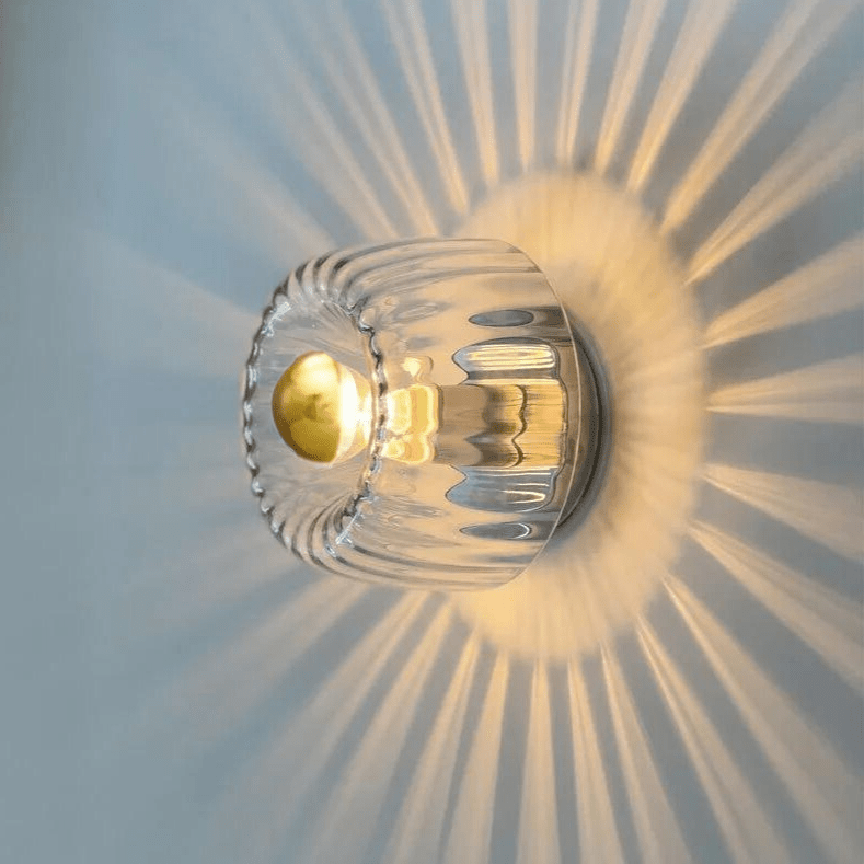 Nordic Bauhaus Wandlamp – Geometrische Rust en Sfeervol Licht