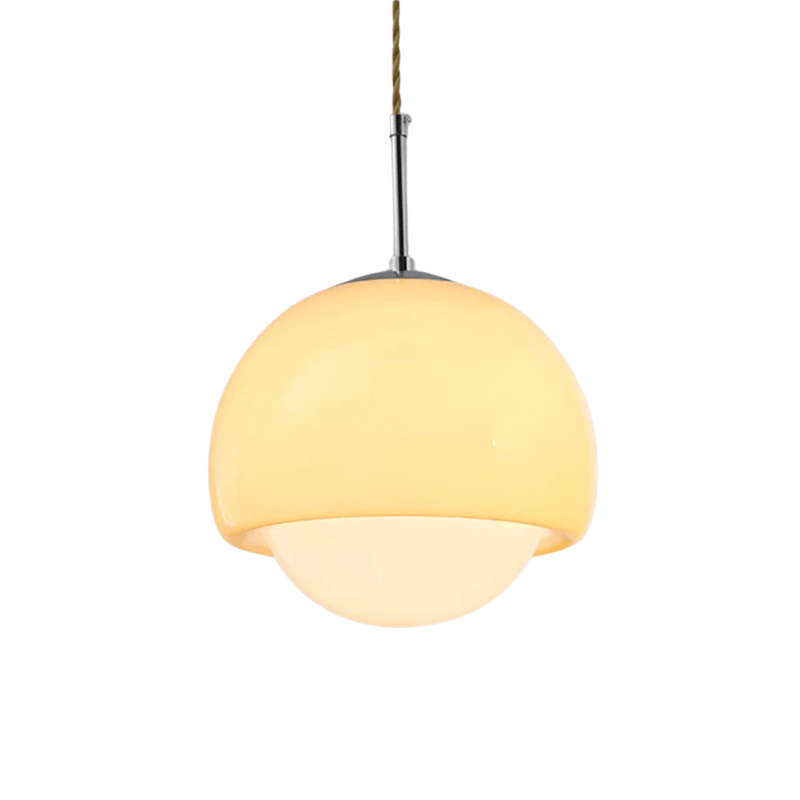 Bauhaus Glazen Hanglamp – Scandinavische Klasse en Artistieke Uitstraling