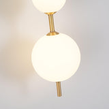 GlobeGlow – Verticale wandlamp met glazen bollen in modern design