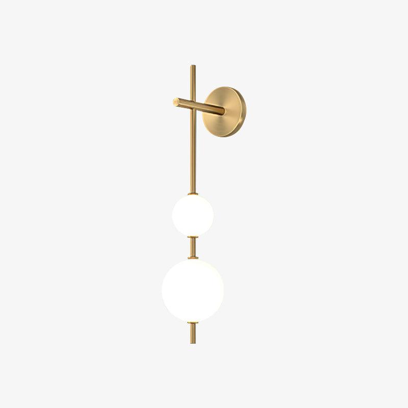 GlobeGlow – Verticale wandlamp met glazen bollen in modern design