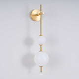GlobeGlow – Verticale wandlamp met glazen bollen in modern design