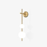 GlobeGlow – Verticale wandlamp met glazen bollen in modern design