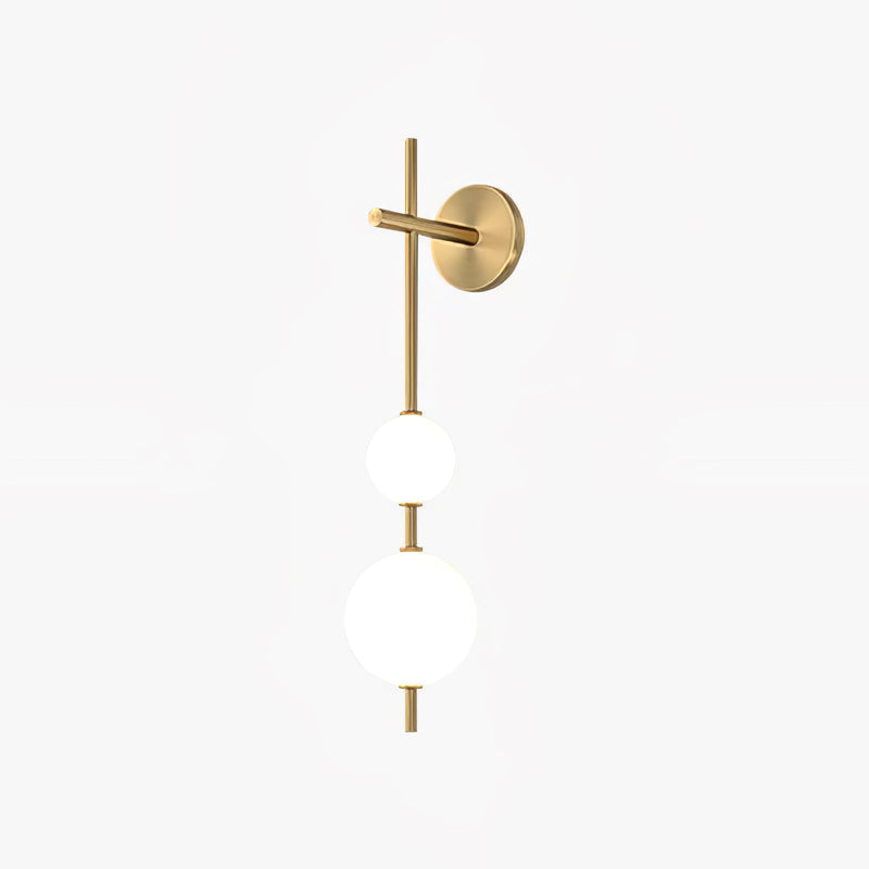 GlobeGlow – Verticale wandlamp met glazen bollen in modern design