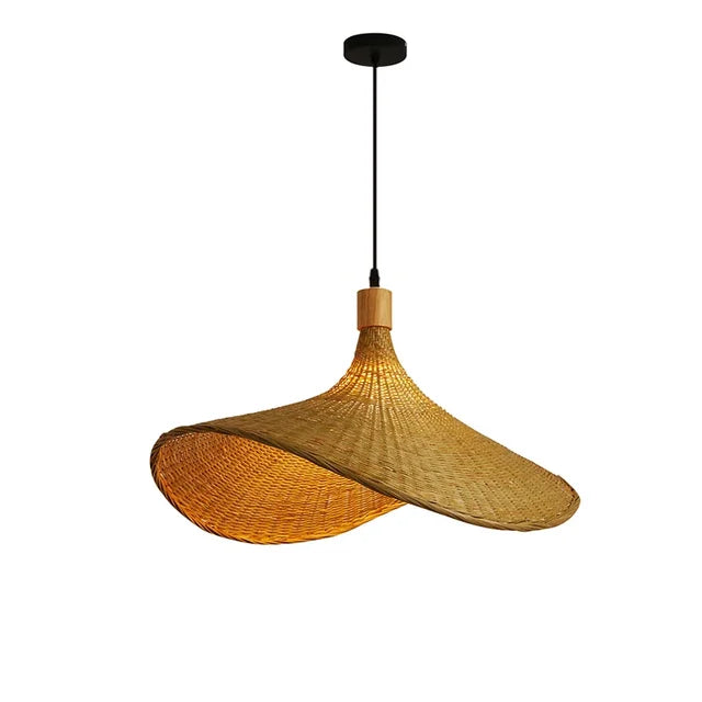NaturGlow – Plafondlamp van Natuurlijke Bamboe