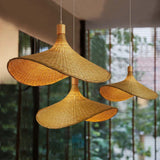 NaturGlow – Plafondlamp van Natuurlijke Bamboe