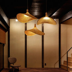 NaturGlow – Plafondlamp van Natuurlijke Bamboe