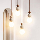 Travertine Lava Stone Hanglamp