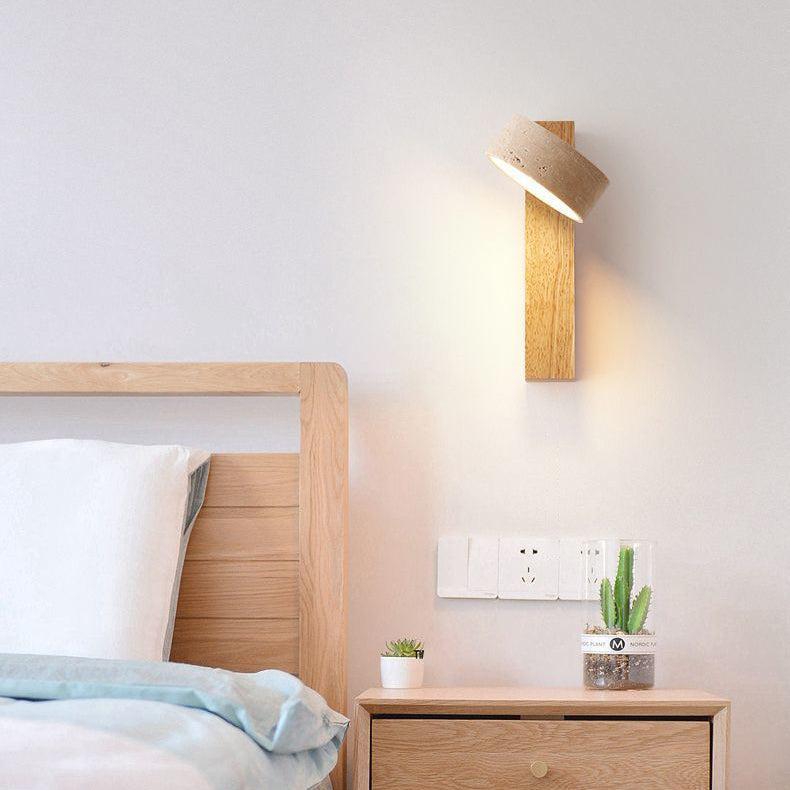 Wabi Sabi Wandlamp – Rust in Steen en Licht