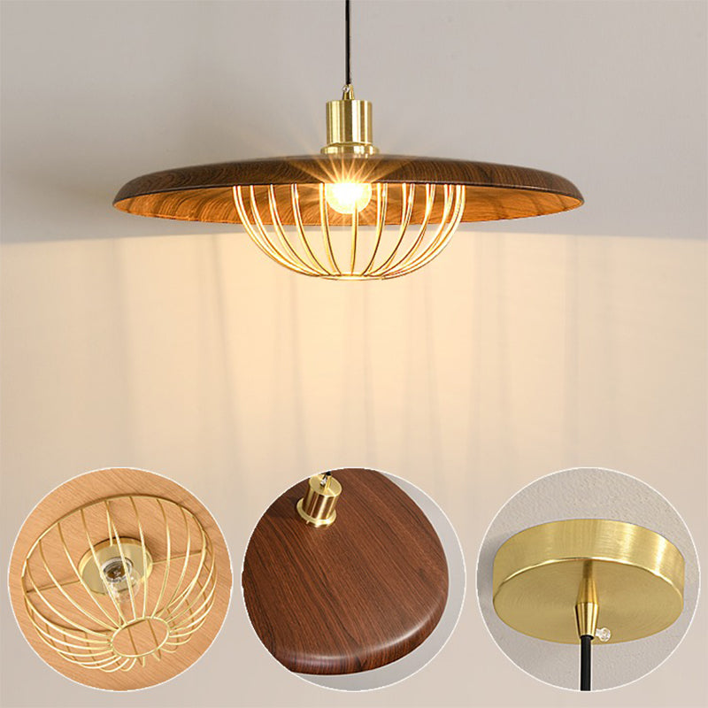 Imitatie houtnerf – Hanglamp met natuurlijke charme