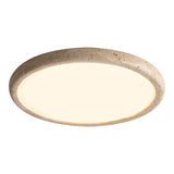 Natural Stone – LED-plafondlamp van travertinsteen