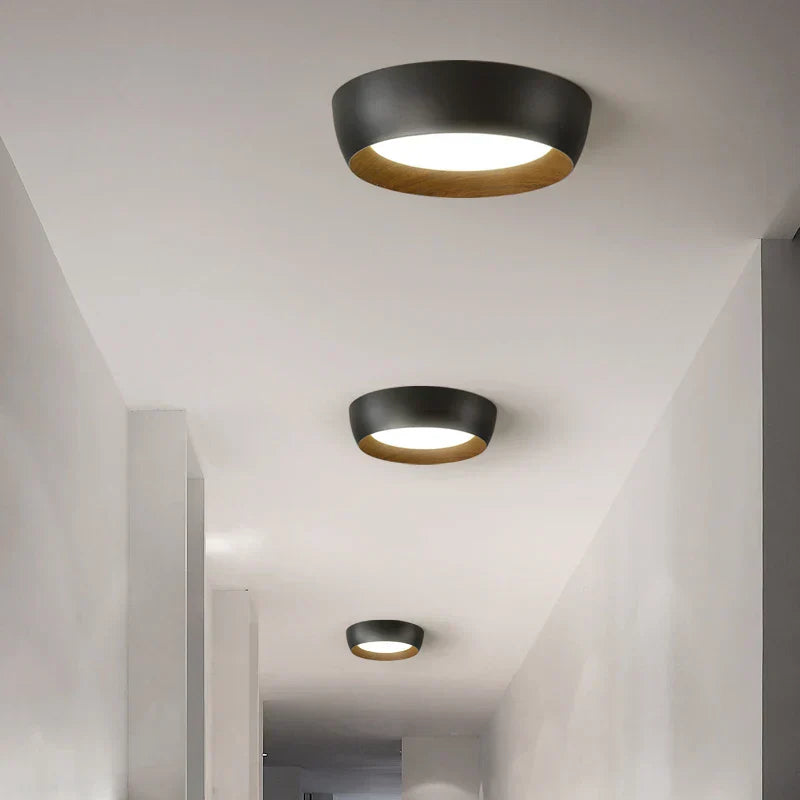 Maison – Minimalistische Plafondlamp met Houtaccent