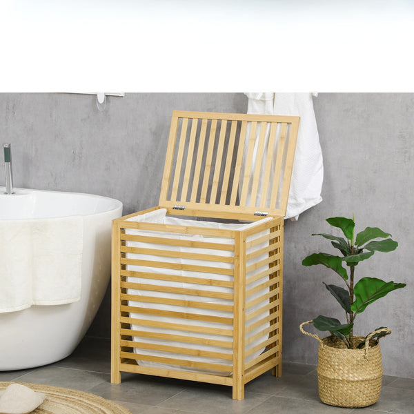 BambooTidy – Bamboe Wasmand met Elegant Design