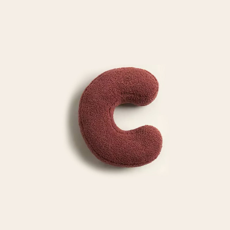 Alfabet Sofa Kussen – Speelse Typografie met Stijl