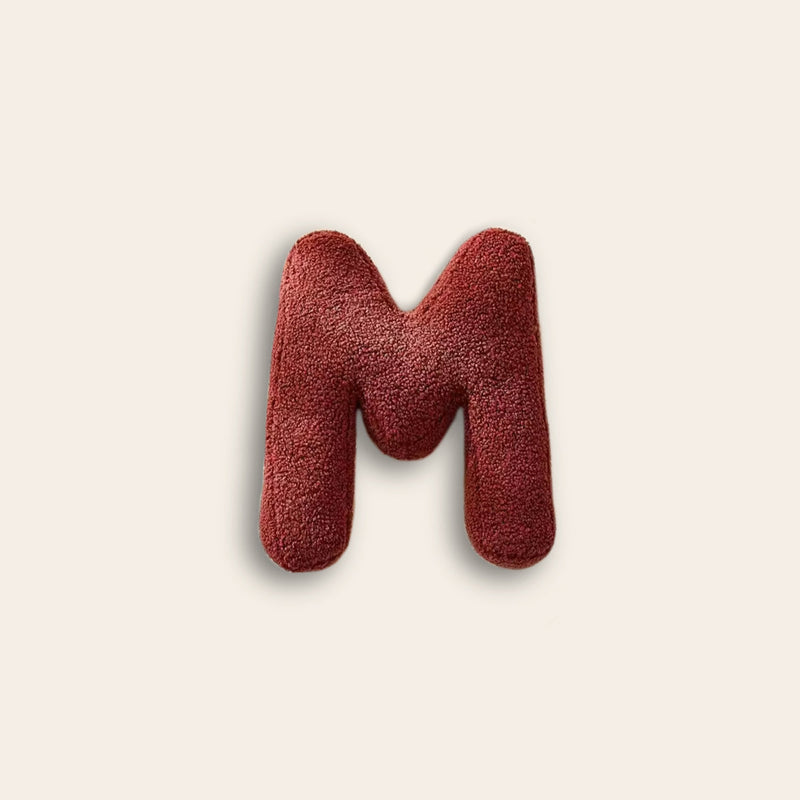 Alfabet Sofa Kussen – Speelse Typografie met Stijl