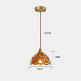 Vintage Stained Glass – Luxe hanglamp met glas-in-loodkap
