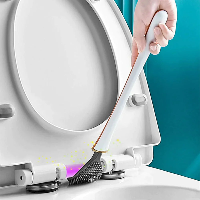 Nara – Toiletborstel met Flexibele Kop en Wandhouder