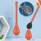 Nara – Toiletborstel met Flexibele Kop en Wandhouder