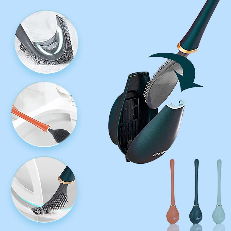 Nara – Toiletborstel met Flexibele Kop en Wandhouder